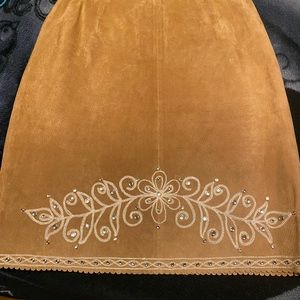 Women’s leather skirt